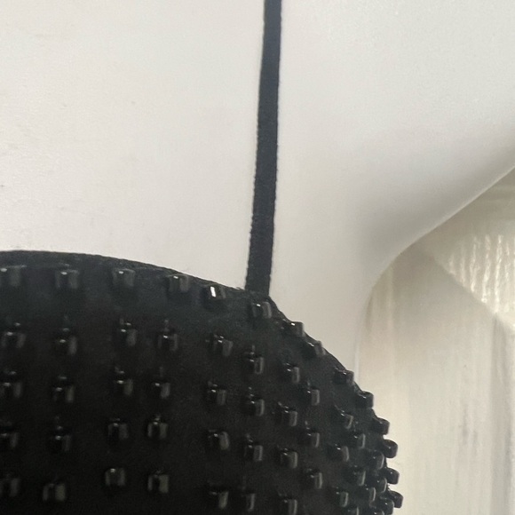 Julia By Love J Black Rhinestone Cropped Cami - Picture 7 of 11